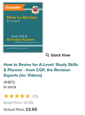 42 A - LEVEL STUDY SKILLS & PLANNER REVISION BOOK 2026