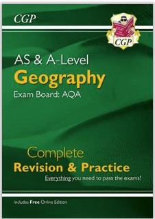 54 A-LEVEL & AS GEOGRAPHY AQA COMPLETE REVISION & PRACTICE (WITH ONLINE EDITION) 2026-2027